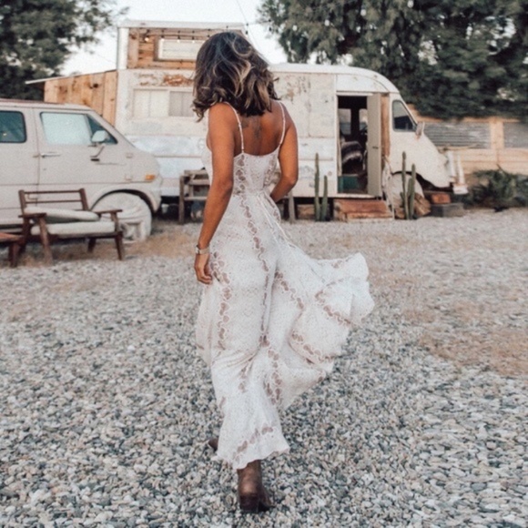 Boho Snake Skin Print button up Cami Maxi Dress - Picture 7 of 8